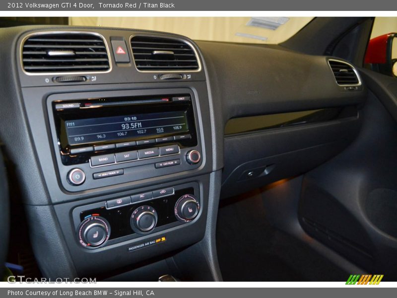 Tornado Red / Titan Black 2012 Volkswagen GTI 4 Door