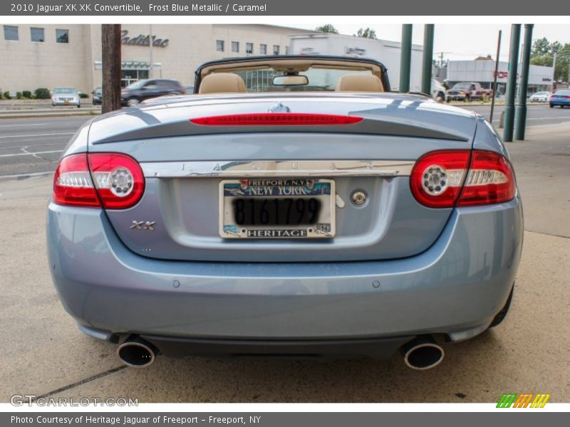 Frost Blue Metallic / Caramel 2010 Jaguar XK XK Convertible