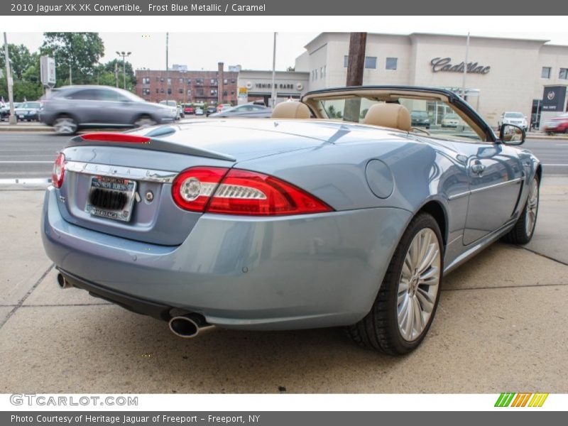 Frost Blue Metallic / Caramel 2010 Jaguar XK XK Convertible