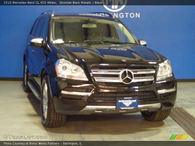 Obsidian Black Metallic / Black 2010 Mercedes-Benz GL 450 4Matic