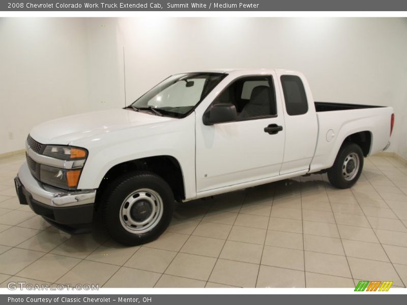 Summit White / Medium Pewter 2008 Chevrolet Colorado Work Truck Extended Cab