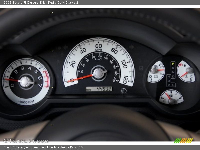 Brick Red / Dark Charcoal 2008 Toyota FJ Cruiser