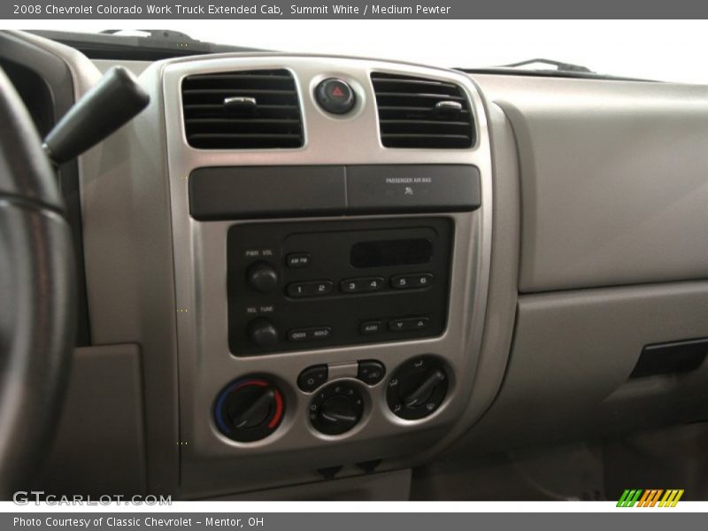 Summit White / Medium Pewter 2008 Chevrolet Colorado Work Truck Extended Cab