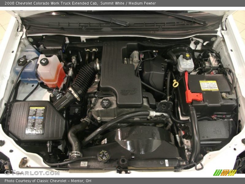 Summit White / Medium Pewter 2008 Chevrolet Colorado Work Truck Extended Cab