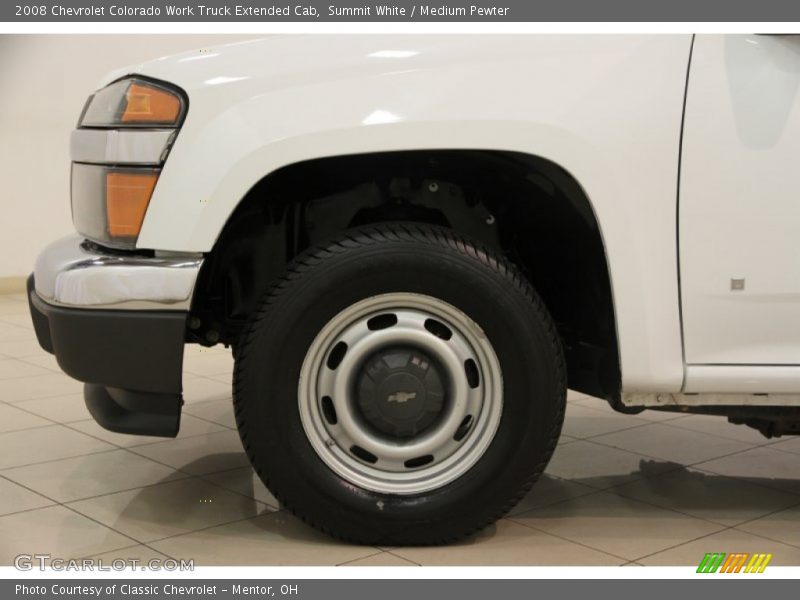 Summit White / Medium Pewter 2008 Chevrolet Colorado Work Truck Extended Cab