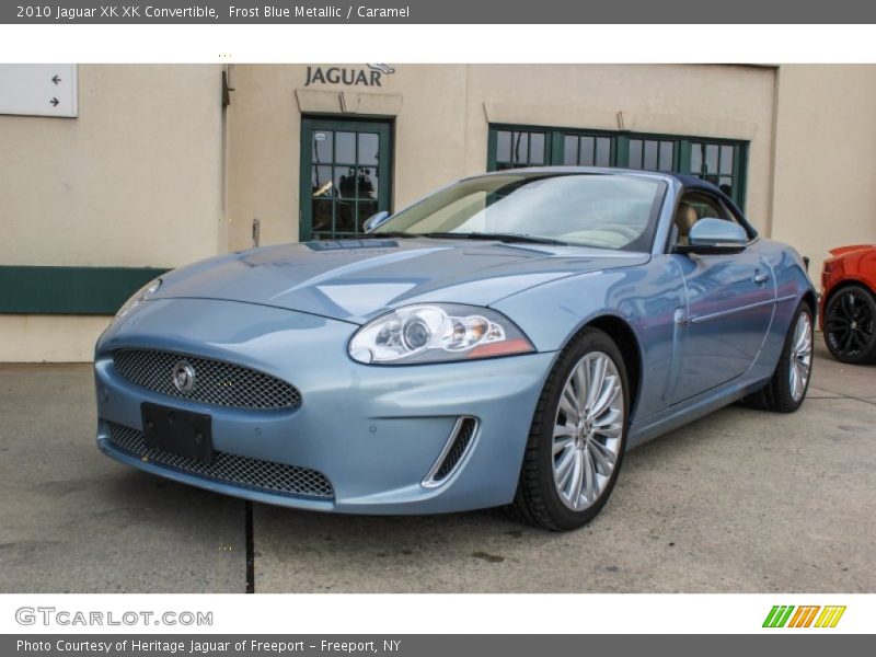 Frost Blue Metallic / Caramel 2010 Jaguar XK XK Convertible