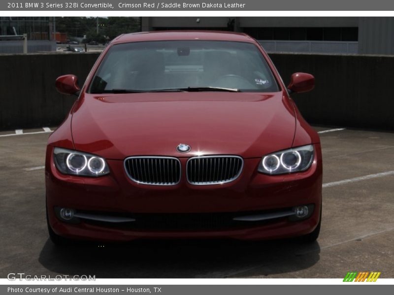 Crimson Red / Saddle Brown Dakota Leather 2011 BMW 3 Series 328i Convertible