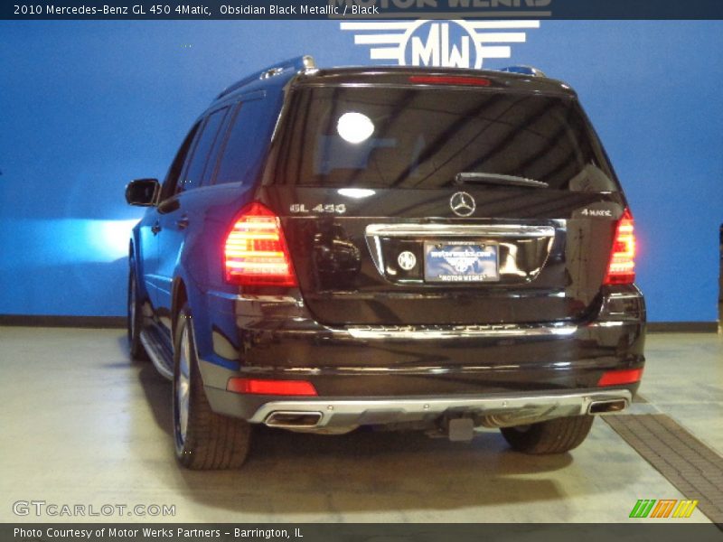 Obsidian Black Metallic / Black 2010 Mercedes-Benz GL 450 4Matic