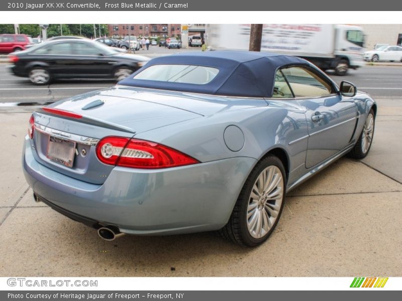 Frost Blue Metallic / Caramel 2010 Jaguar XK XK Convertible