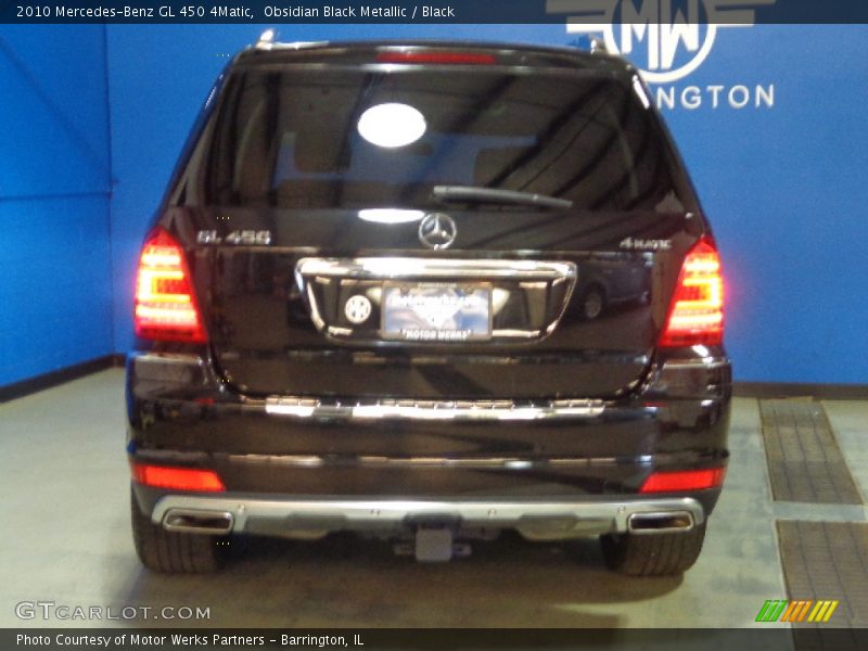 Obsidian Black Metallic / Black 2010 Mercedes-Benz GL 450 4Matic