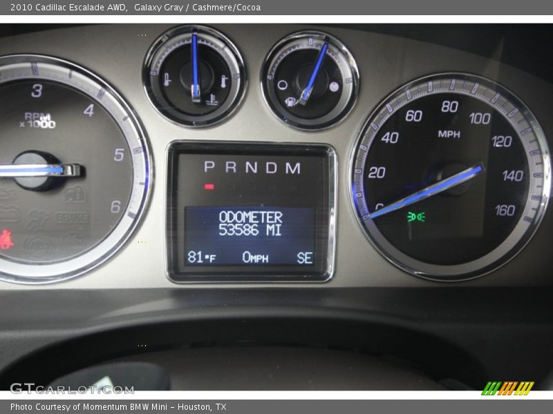 Galaxy Gray / Cashmere/Cocoa 2010 Cadillac Escalade AWD