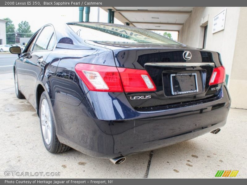 Black Sapphire Pearl / Cashmere 2008 Lexus ES 350