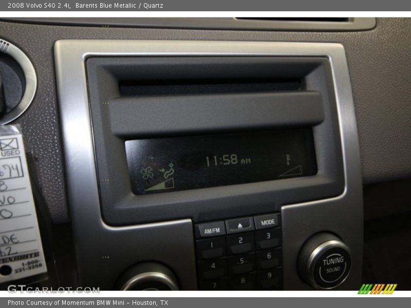 Barents Blue Metallic / Quartz 2008 Volvo S40 2.4i
