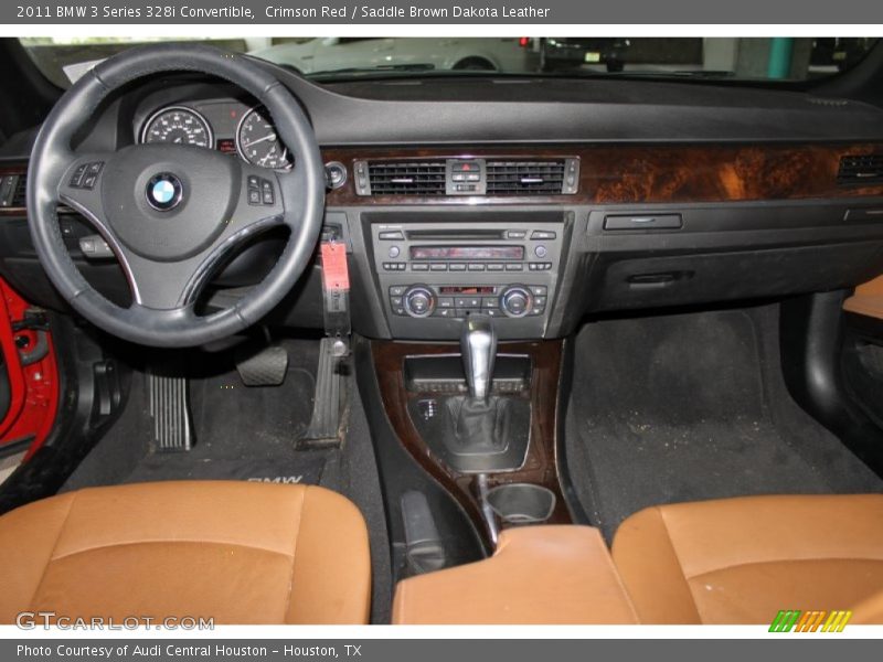 Crimson Red / Saddle Brown Dakota Leather 2011 BMW 3 Series 328i Convertible