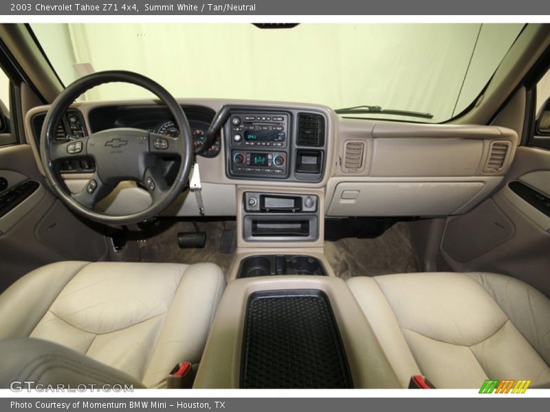 Summit White / Tan/Neutral 2003 Chevrolet Tahoe Z71 4x4