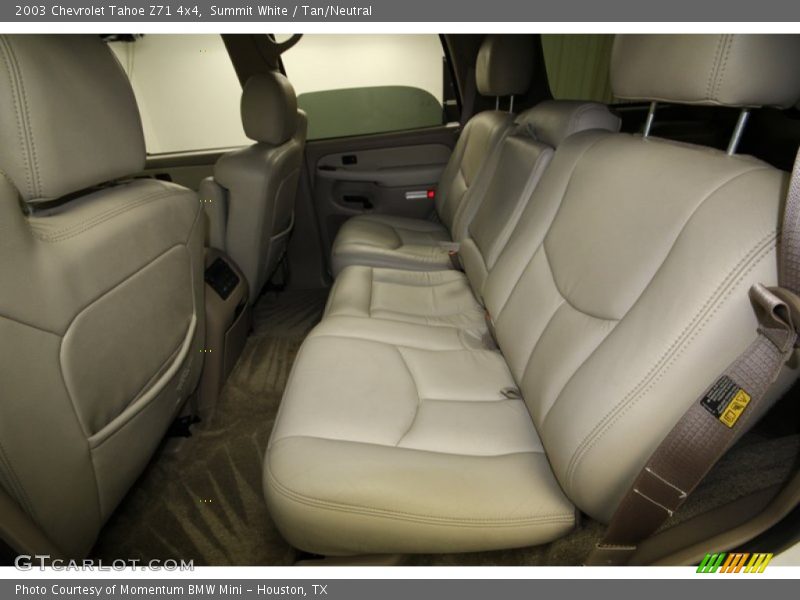 Summit White / Tan/Neutral 2003 Chevrolet Tahoe Z71 4x4