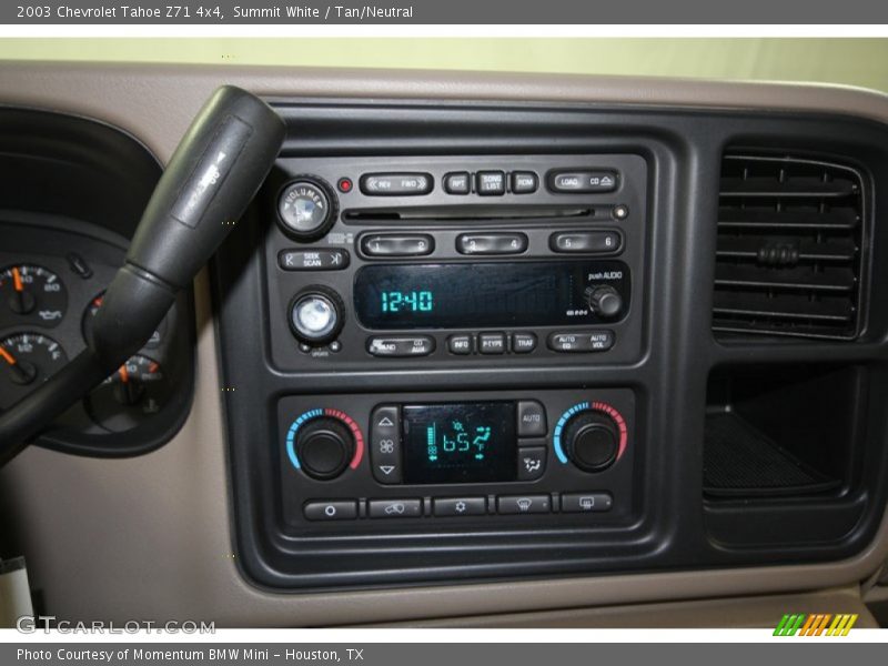 Summit White / Tan/Neutral 2003 Chevrolet Tahoe Z71 4x4