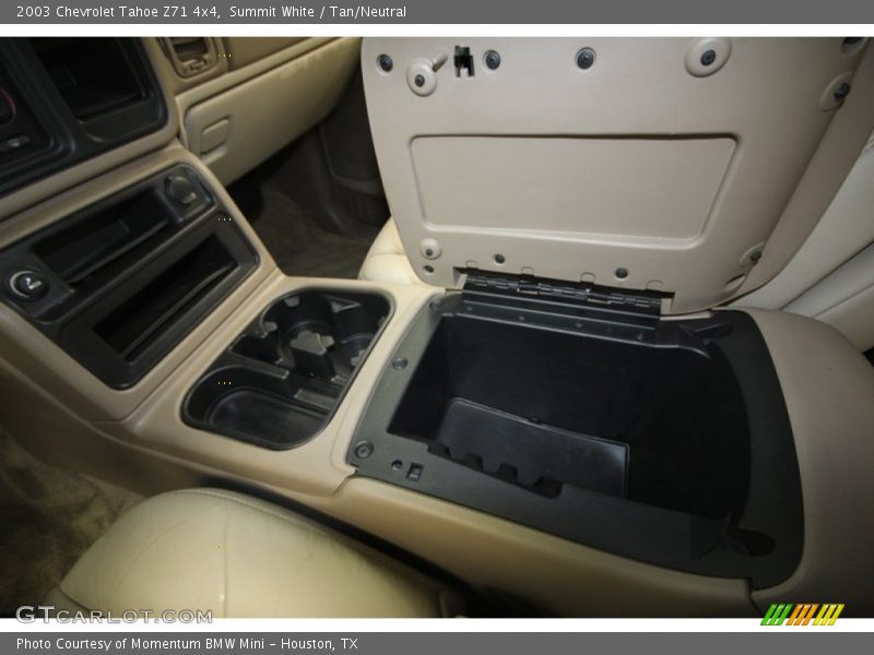 Summit White / Tan/Neutral 2003 Chevrolet Tahoe Z71 4x4
