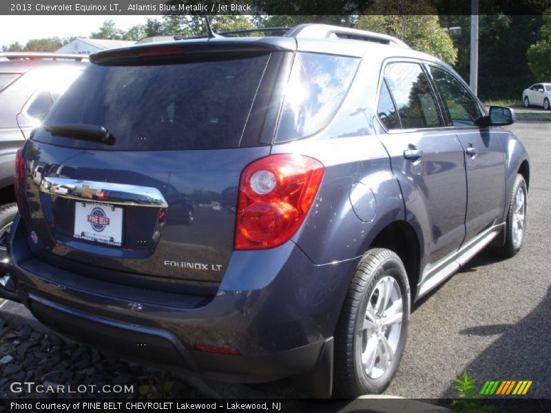 Atlantis Blue Metallic / Jet Black 2013 Chevrolet Equinox LT