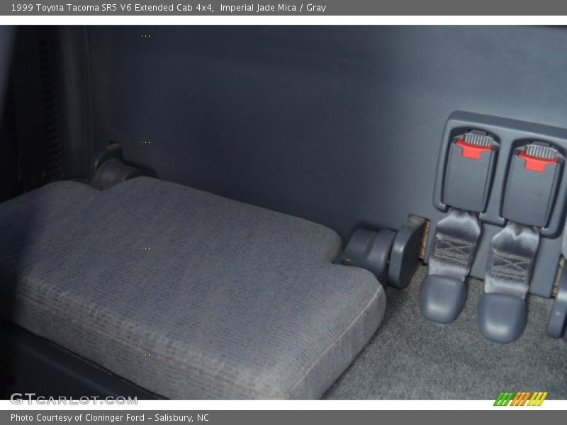 Imperial Jade Mica / Gray 1999 Toyota Tacoma SR5 V6 Extended Cab 4x4