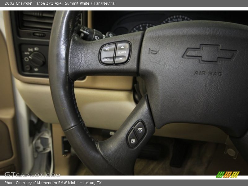 Summit White / Tan/Neutral 2003 Chevrolet Tahoe Z71 4x4