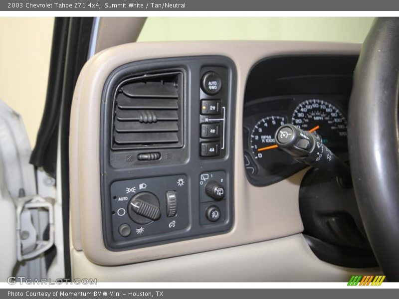 Summit White / Tan/Neutral 2003 Chevrolet Tahoe Z71 4x4