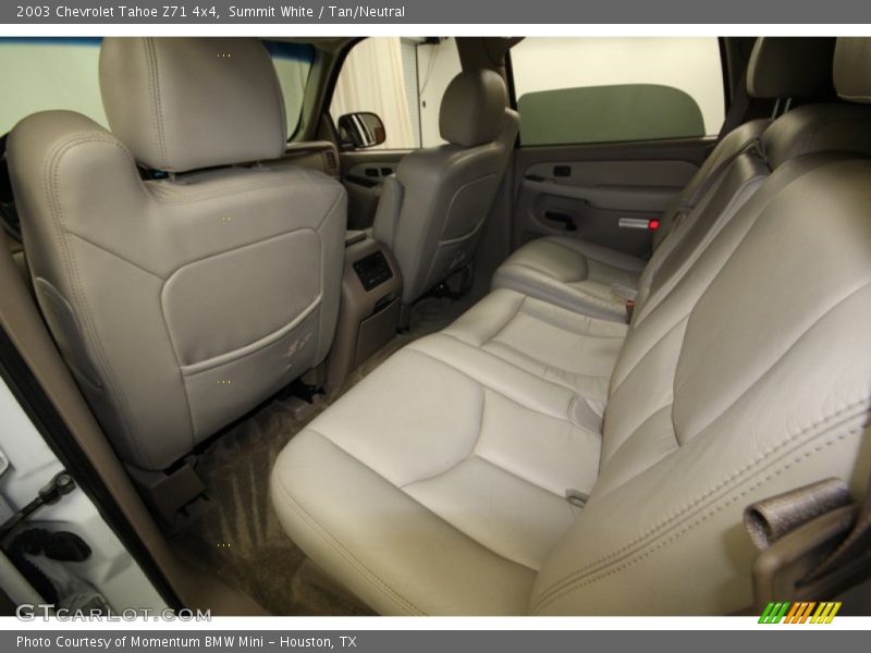 Summit White / Tan/Neutral 2003 Chevrolet Tahoe Z71 4x4