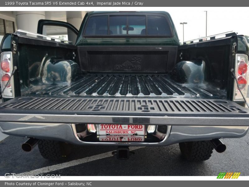 Imperial Jade Mica / Gray 1999 Toyota Tacoma SR5 V6 Extended Cab 4x4