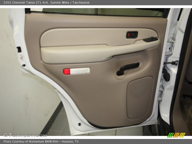Summit White / Tan/Neutral 2003 Chevrolet Tahoe Z71 4x4