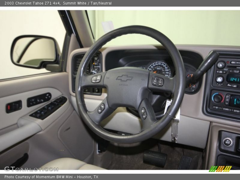Summit White / Tan/Neutral 2003 Chevrolet Tahoe Z71 4x4