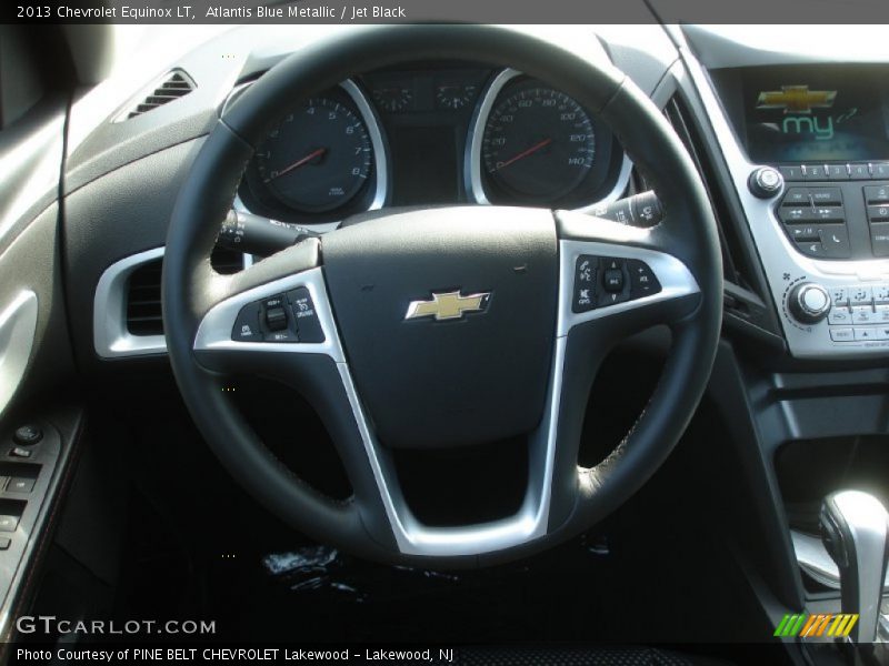 Atlantis Blue Metallic / Jet Black 2013 Chevrolet Equinox LT