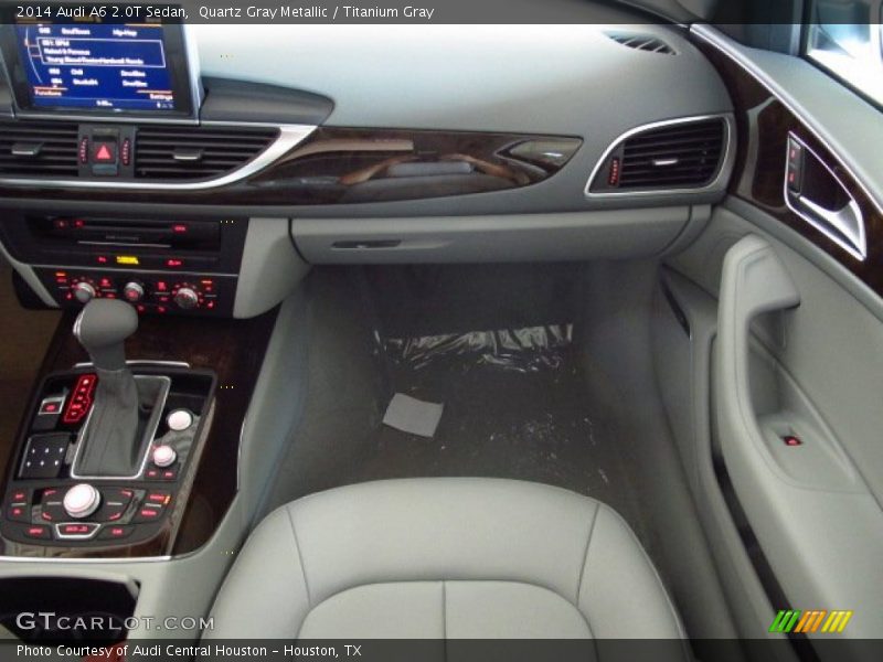 Quartz Gray Metallic / Titanium Gray 2014 Audi A6 2.0T Sedan