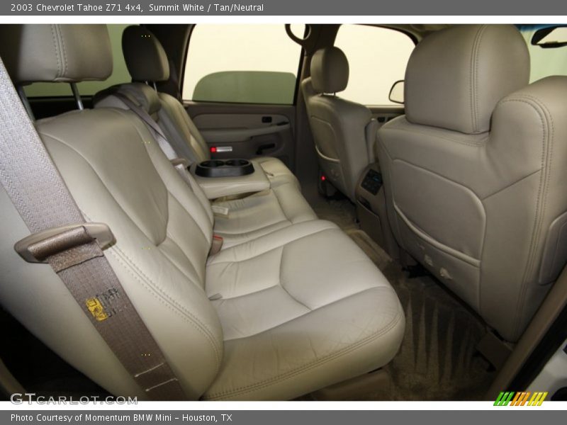 Summit White / Tan/Neutral 2003 Chevrolet Tahoe Z71 4x4