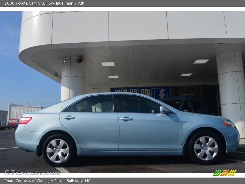 Sky Blue Pearl / Ash 2008 Toyota Camry LE