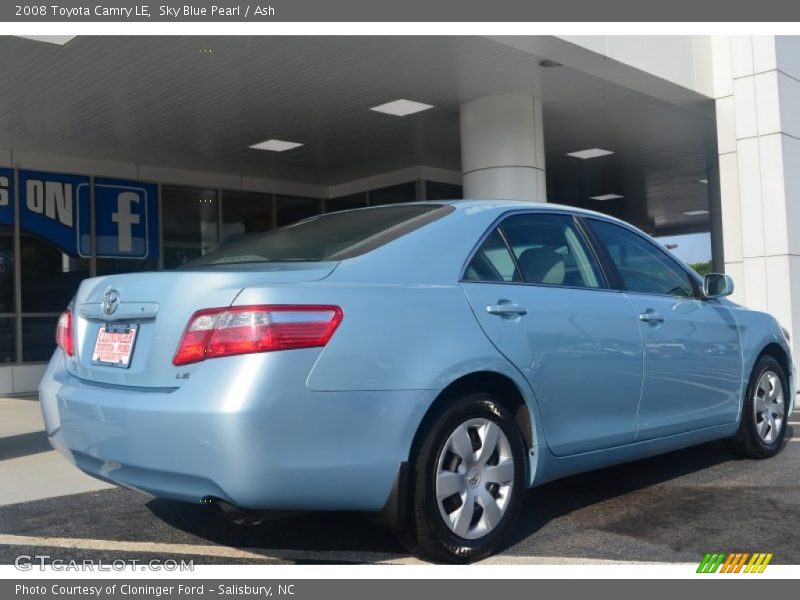 Sky Blue Pearl / Ash 2008 Toyota Camry LE