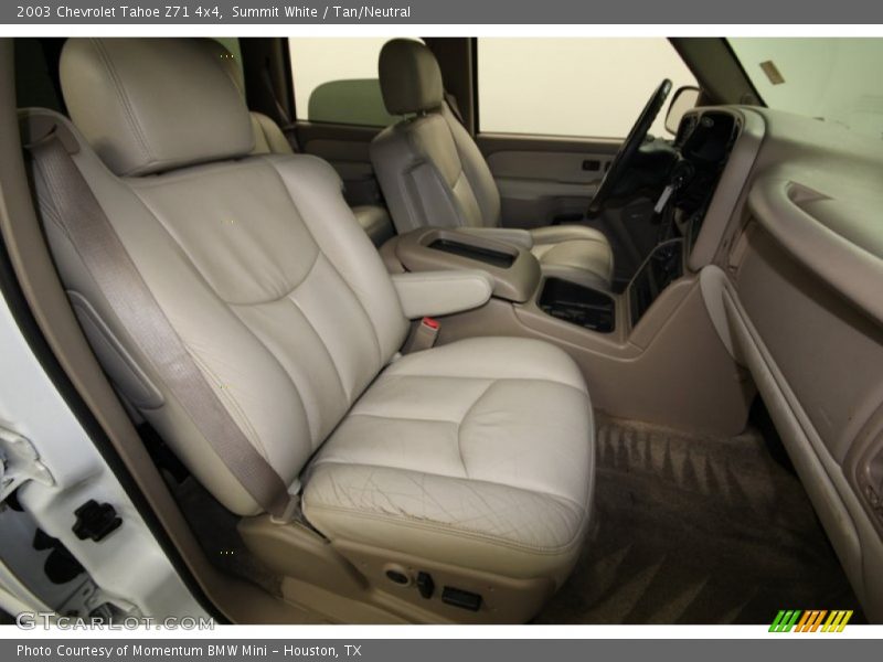 Summit White / Tan/Neutral 2003 Chevrolet Tahoe Z71 4x4