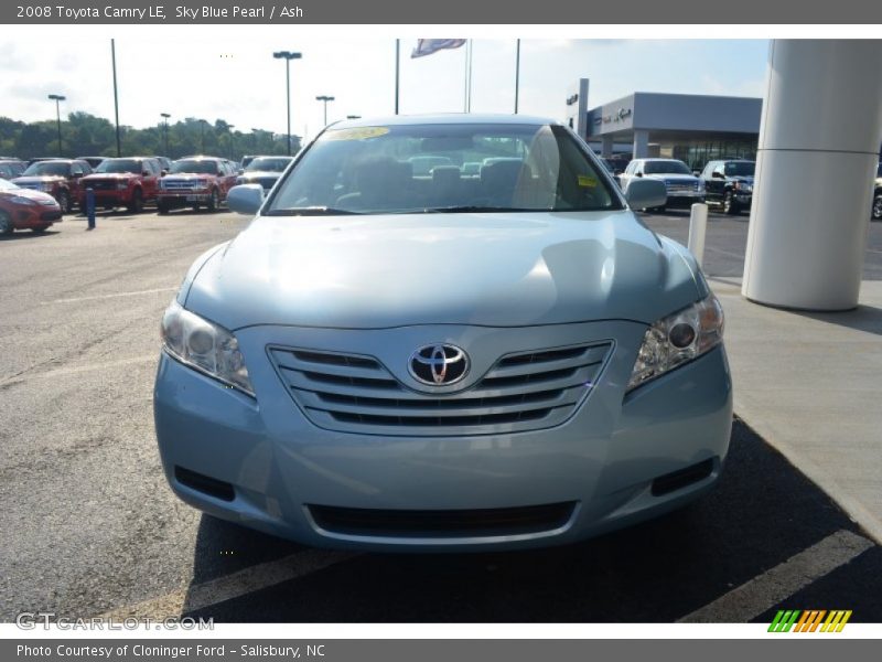 Sky Blue Pearl / Ash 2008 Toyota Camry LE