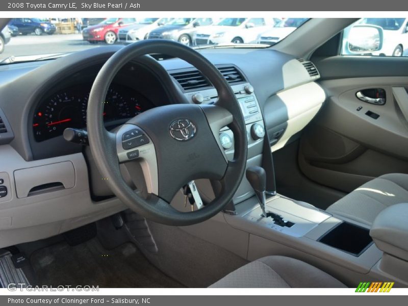 Sky Blue Pearl / Ash 2008 Toyota Camry LE