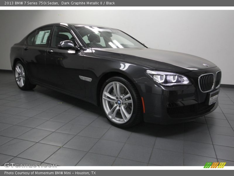 Dark Graphite Metallic II / Black 2013 BMW 7 Series 750i Sedan
