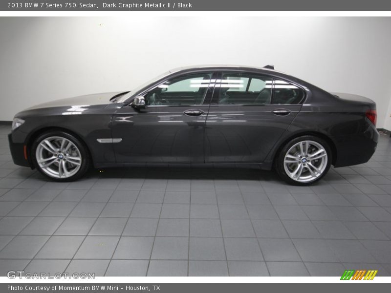 Dark Graphite Metallic II / Black 2013 BMW 7 Series 750i Sedan