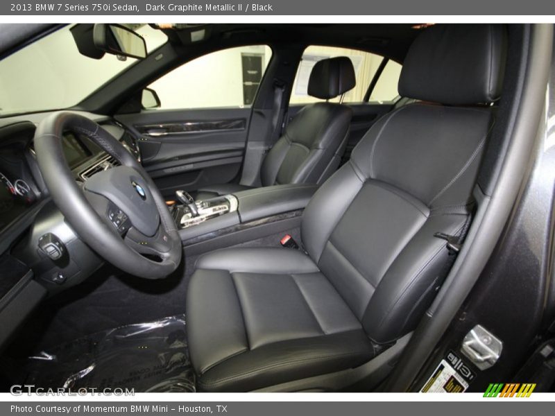 Dark Graphite Metallic II / Black 2013 BMW 7 Series 750i Sedan