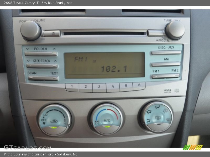 Sky Blue Pearl / Ash 2008 Toyota Camry LE