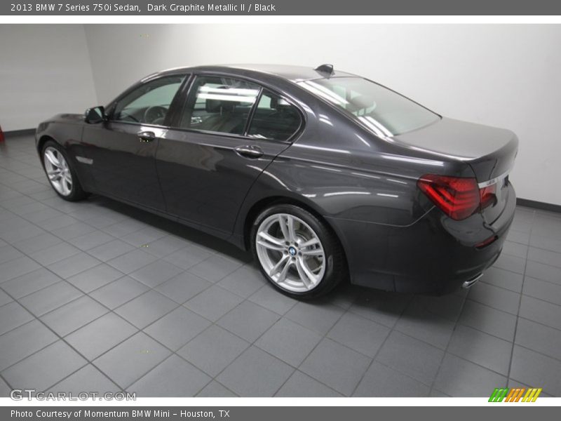 Dark Graphite Metallic II / Black 2013 BMW 7 Series 750i Sedan