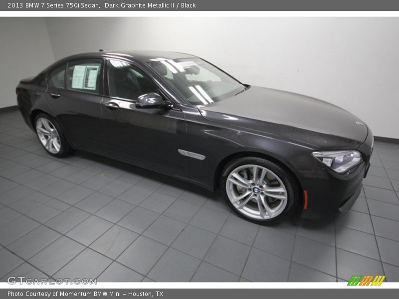 Dark Graphite Metallic II / Black 2013 BMW 7 Series 750i Sedan