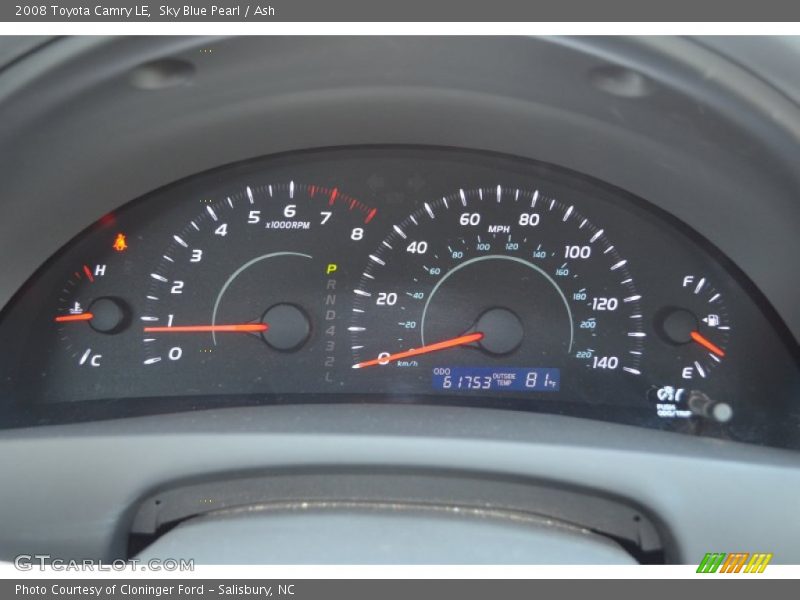 Sky Blue Pearl / Ash 2008 Toyota Camry LE