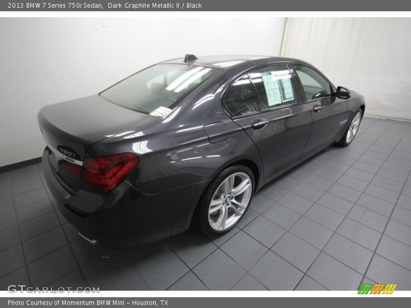 Dark Graphite Metallic II / Black 2013 BMW 7 Series 750i Sedan