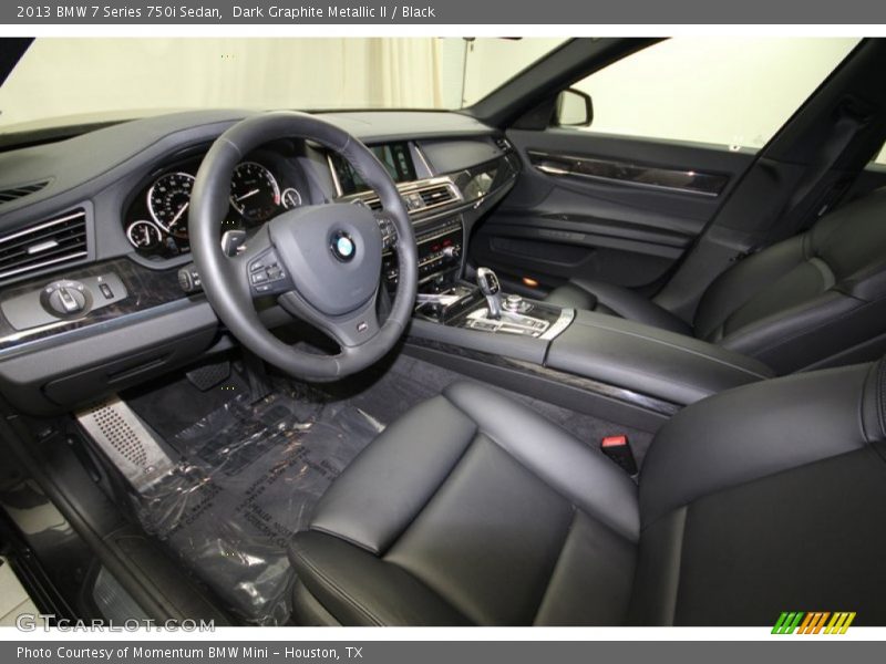 Dark Graphite Metallic II / Black 2013 BMW 7 Series 750i Sedan