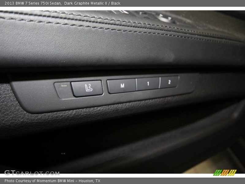 Dark Graphite Metallic II / Black 2013 BMW 7 Series 750i Sedan