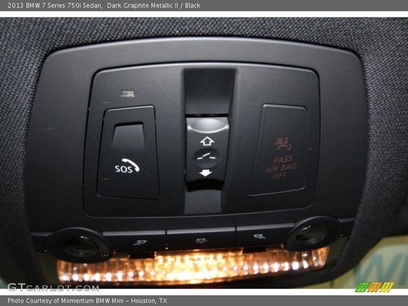 Dark Graphite Metallic II / Black 2013 BMW 7 Series 750i Sedan