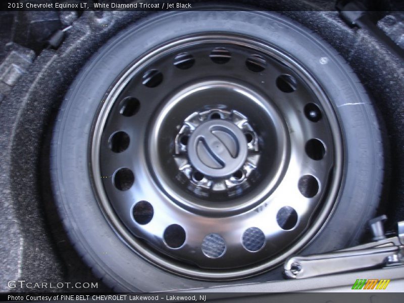 White Diamond Tricoat / Jet Black 2013 Chevrolet Equinox LT